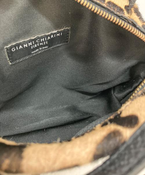 GIANNI CHIARINI（ジャンニ キアリーニ）GIANNI CHIARINI (ジャンニ キアリーニ) 2WAYバッグ ブラウン×ブラックの古着・服飾アイテム