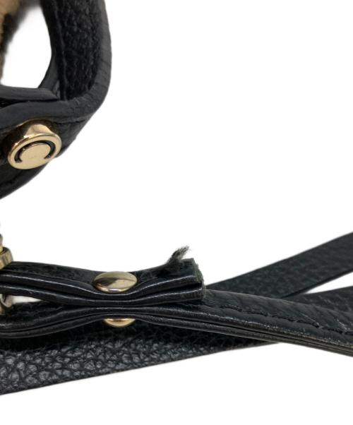 GIANNI CHIARINI（ジャンニ キアリーニ）GIANNI CHIARINI (ジャンニ キアリーニ) 2WAYバッグ ブラウン×ブラックの古着・服飾アイテム