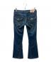 TRUE RELIGION (トゥルー レリジョン) ダメージデニムフレアパンツ インディゴ サイズ:SIZE 25：6000円