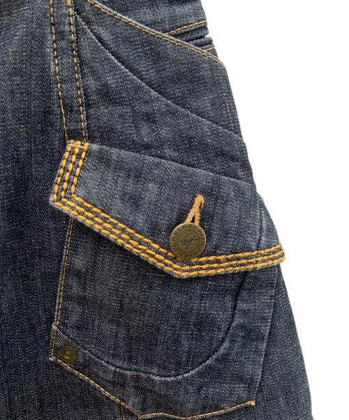 BURBERRY BLUE LABEL（バーバリー ブルー レーベル）BURBERRY BLUE LABEL (バーバリー ブルー レーベル) ホルターネックデニムワンピース インディゴ サイズ:38の古着・服飾アイテム