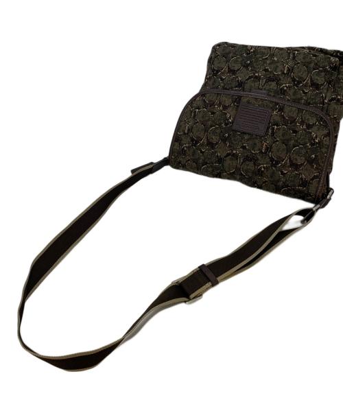 COACH（コーチ）COACH (コーチ) ショルダーバッグ カーキ×ブラウンの古着・服飾アイテム
