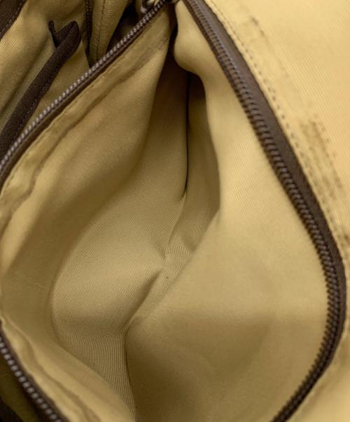 COACH（コーチ）COACH (コーチ) ショルダーバッグ カーキ×ブラウンの古着・服飾アイテム