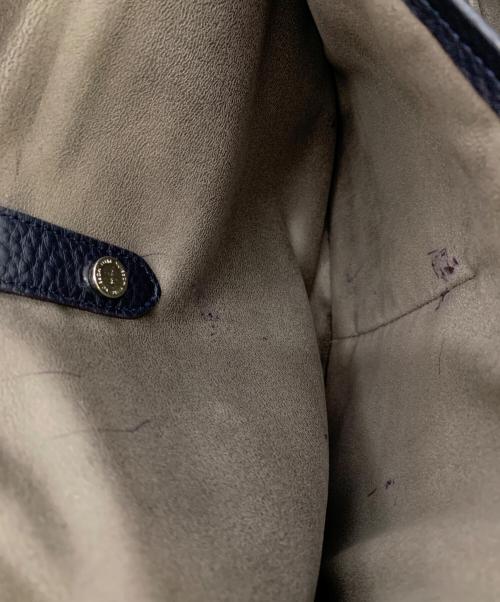PELLE MORBIDA（ペッレモルビダ）PELLE MORBIDA (ペッレモルビダ) トートバッグ ネイビーの古着・服飾アイテム