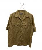 DIESELディーゼル）の古着「半袖シャツ」｜カーキ