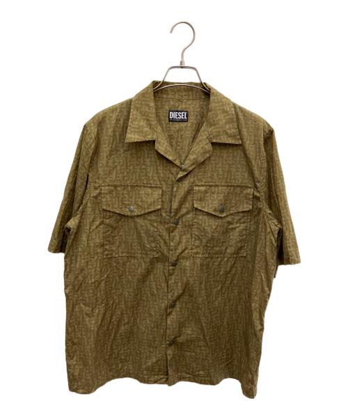 DIESEL（ディーゼル）DIESEL (ディーゼル) 半袖シャツ カーキ サイズ:46の古着・服飾アイテム