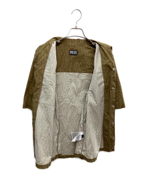 DIESEL（ディーゼル）DIESEL (ディーゼル) 半袖シャツ カーキ サイズ:46の古着・服飾アイテム
