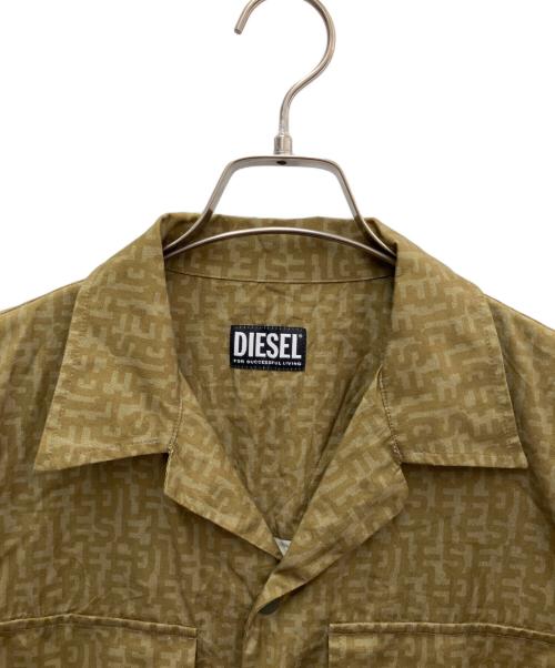 DIESEL（ディーゼル）DIESEL (ディーゼル) 半袖シャツ カーキ サイズ:46の古着・服飾アイテム