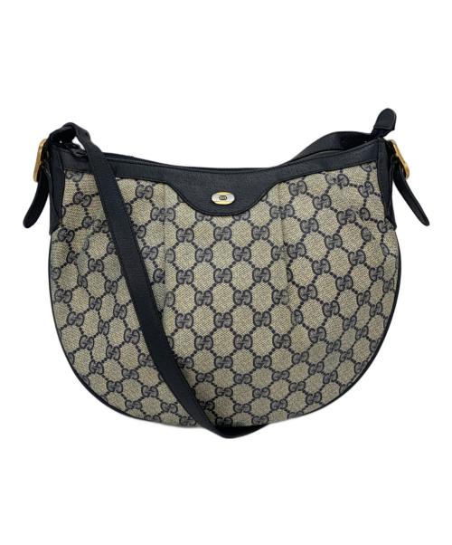 GUCCI（グッチ）GUCCI (グッチ) ショルダーバッグ ネイビー×グレーの古着・服飾アイテム