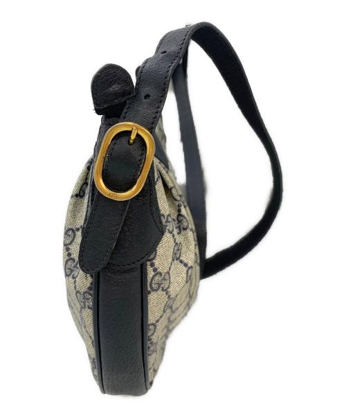 GUCCI（グッチ）GUCCI (グッチ) ショルダーバッグ ネイビー×グレーの古着・服飾アイテム