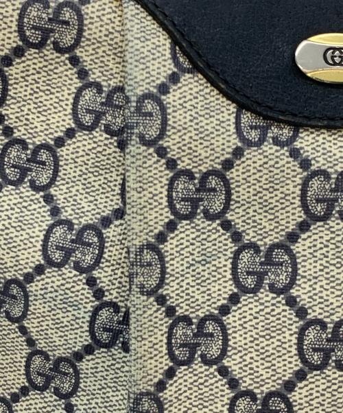 GUCCI（グッチ）GUCCI (グッチ) ショルダーバッグ ネイビー×グレーの古着・服飾アイテム