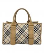 BURBERRY LONDONバーバリーロンドン）の古着「ハンドバッグ」｜ベージュ