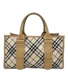 BURBERRY LONDON（バーバリーロンドン）の古着「ハンドバッグ」｜ベージュ