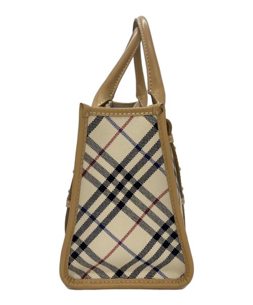 BURBERRY LONDON（バーバリーロンドン）BURBERRY LONDON (バーバリーロンドン) ハンドバッグ ベージュの古着・服飾アイテム
