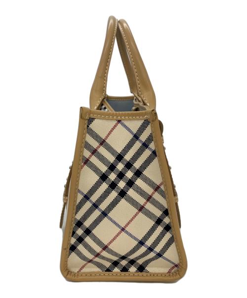 BURBERRY LONDON（バーバリーロンドン）BURBERRY LONDON (バーバリーロンドン) ハンドバッグ ベージュの古着・服飾アイテム