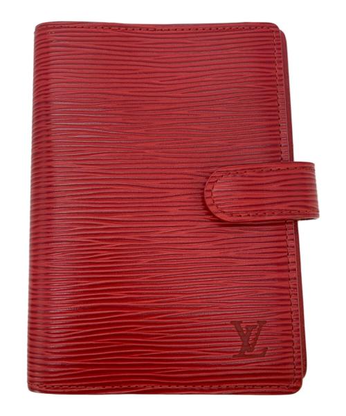 LOUIS VUITTON（ルイ ヴィトン）LOUIS VUITTON (ルイ ヴィトン) 手帳カバー レッドの古着・服飾アイテム