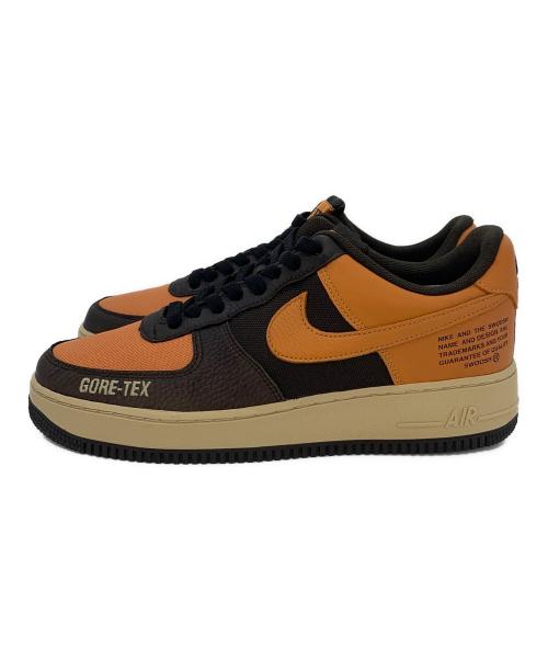 NIKE（ナイキ）NIKE (ナイキ) AIR FORCE1 オレンジ×ブラウン サイズ:27cmの古着・服飾アイテム