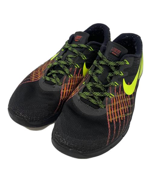 NIKE（ナイキ）NIKE (ナイキ) ローカットスニーカー ブラック×グリーン サイズ:US8.5の古着・服飾アイテム