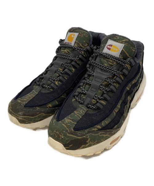 NIKE（ナイキ）NIKE (ナイキ) CarHartt (カーハート) ローカットスニーカー グリーン×ブラック サイズ:US9の古着・服飾アイテム