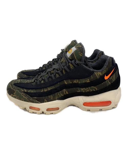 NIKE（ナイキ）NIKE (ナイキ) CarHartt (カーハート) ローカットスニーカー グリーン×ブラック サイズ:US9の古着・服飾アイテム
