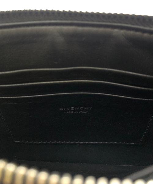 GIVENCHY（ジバンシィ）GIVENCHY (ジバンシィ) クロコダイル型押しミニクラッチバッグ グレーの古着・服飾アイテム