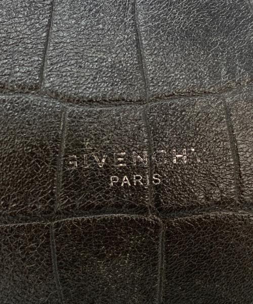 GIVENCHY（ジバンシィ）GIVENCHY (ジバンシィ) レザーメッセンジャーバッグ ブラックの古着・服飾アイテム