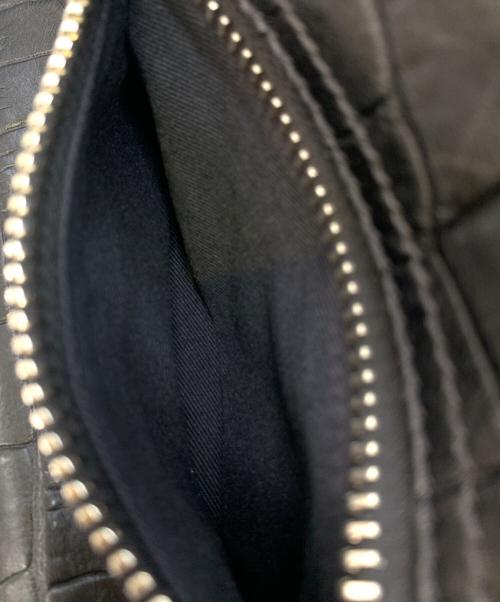 GIVENCHY（ジバンシィ）GIVENCHY (ジバンシィ) レザーメッセンジャーバッグ ブラックの古着・服飾アイテム