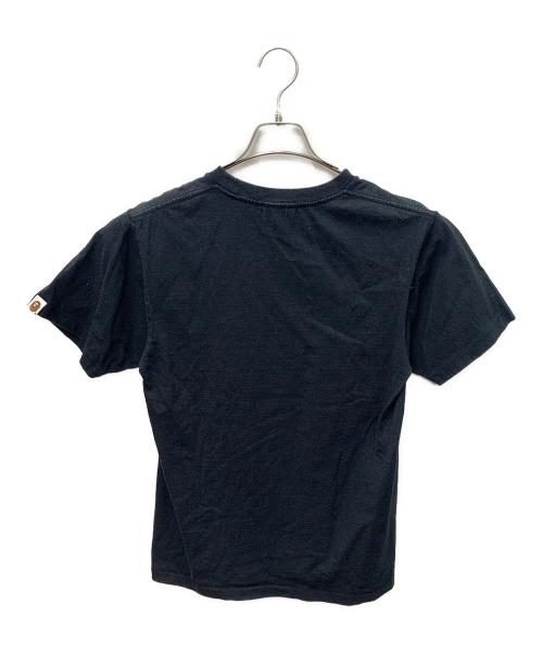 BAPE BY A BATHING APE（ベイプバイアベイシングエイプ）BAPE BY A BATHING APE (ベイプバイアベイシングエイプ) ハニカム カモ シャーク Tシャツ ブラック サイズ:Ｓの古着・服飾アイテム
