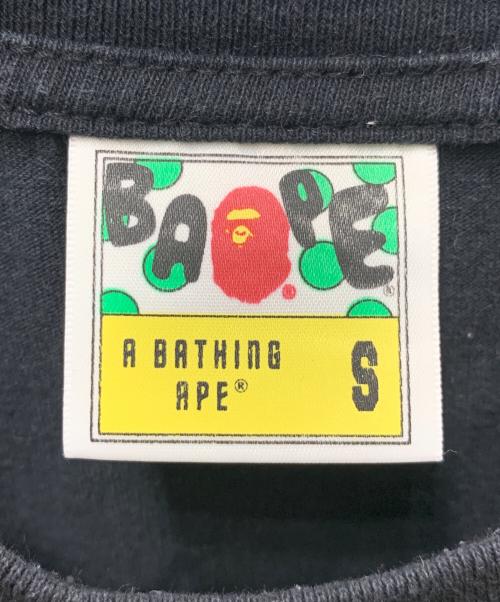 BAPE BY A BATHING APE（ベイプバイアベイシングエイプ）BAPE BY A BATHING APE (ベイプバイアベイシングエイプ) ハニカム カモ シャーク Tシャツ ブラック サイズ:Ｓの古着・服飾アイテム