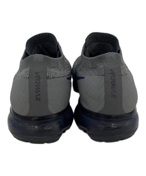 NIKE（ナイキ）NIKE (ナイキ) AIR VAPORMAX FLYKNIT グレー×ネイビー サイズ:US8.5の古着・服飾アイテム