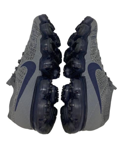 NIKE（ナイキ）NIKE (ナイキ) AIR VAPORMAX FLYKNIT グレー×ネイビー サイズ:US8.5の古着・服飾アイテム