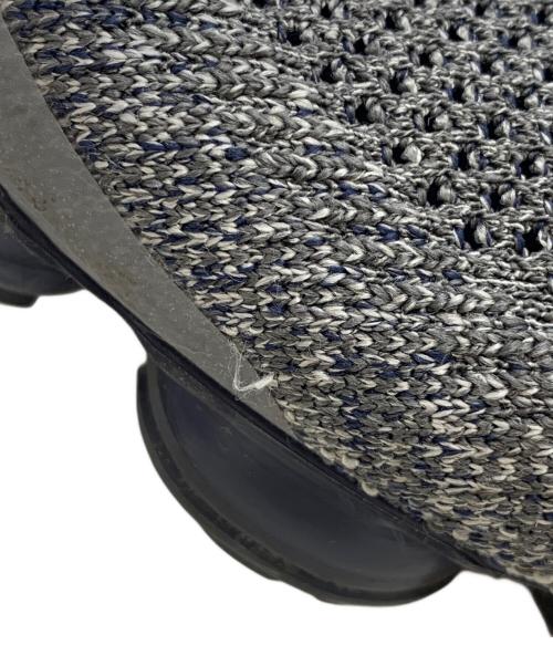 NIKE（ナイキ）NIKE (ナイキ) AIR VAPORMAX FLYKNIT グレー×ネイビー サイズ:US8.5の古着・服飾アイテム