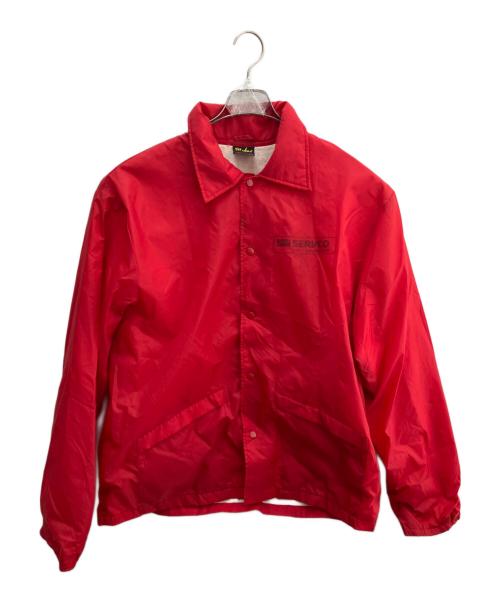 mohrs（モールズ）mohrs (モールズ) ナイロンコーチジャケット レッド サイズ:Lの古着・服飾アイテム