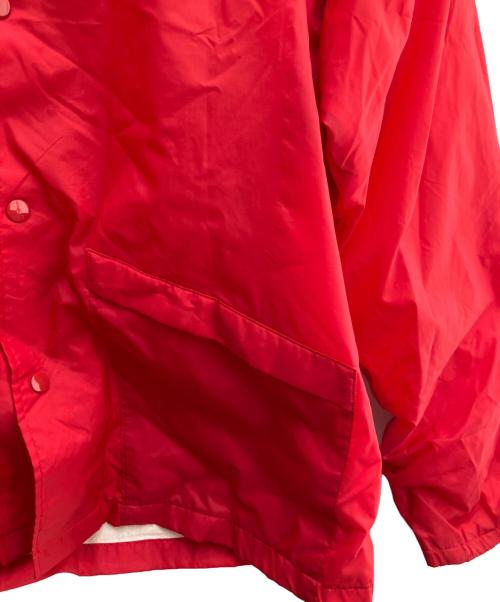 mohrs（モールズ）mohrs (モールズ) ナイロンコーチジャケット レッド サイズ:Lの古着・服飾アイテム