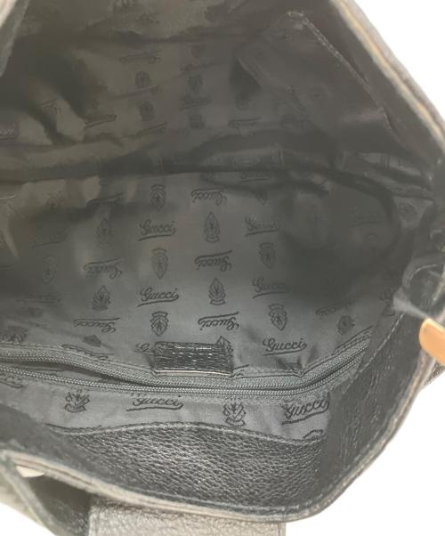 GUCCI（グッチ）GUCCI (グッチ) ワンショルダーバッグ ブラックの古着・服飾アイテム