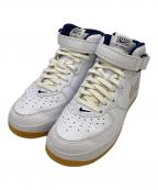 NIKEナイキ）の古着「Air Force 1 Mid NYC "White"」｜ホワイト×ネイビー