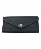 COACHコーチ）の古着「長財布」｜ブラック