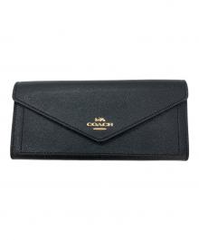 COACH（コーチ）の古着「長財布」｜ブラック
