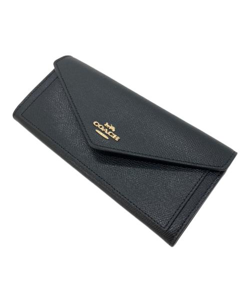 COACH（コーチ）COACH (コーチ) 長財布 ブラックの古着・服飾アイテム