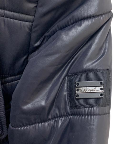 DIESEL（ディーゼル）DIESEL (ディーゼル) 中綿ジャケット ブラック サイズ:Ｍの古着・服飾アイテム