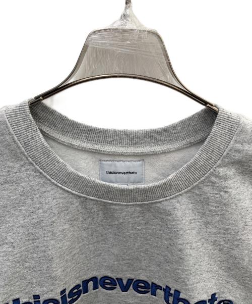 thisisneverthat（ディスイズネバーザット）thisisneverthat (ディスイズネバーザット) スウェット グレー サイズ:Lの古着・服飾アイテム