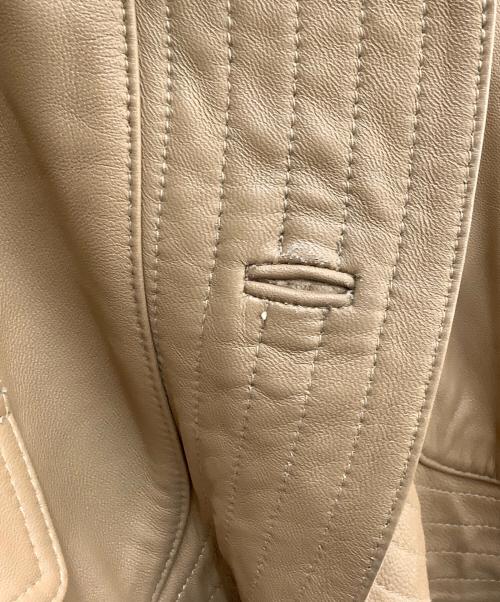 tuvalu（ツバル）tuvalu (ツバル) レザージャケット ブラウン サイズ:88の古着・服飾アイテム