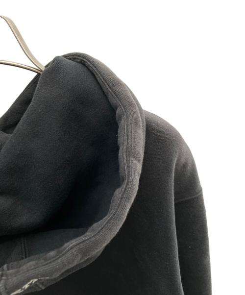 NIKE（ナイキ）NIKE (ナイキ) SUPREME (シュプリーム) NIKE×Supreme Leather Applique Hooded Sweats ブラック サイズ:Ｍの古着・服飾アイテム