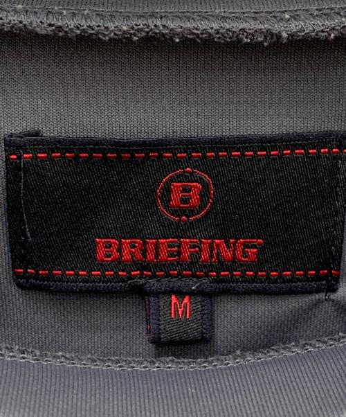 BRIEFING（ブリーフィング）BRIEFING (ブリーフィング) ゴルフウェア(トップス) グレー サイズ:Ｍの古着・服飾アイテム