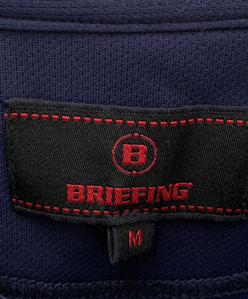 BRIEFING（ブリーフィング）BRIEFING (ブリーフィング) ゴルフウェア(トップス) ホワイト×ネイビー サイズ:Ｍの古着・服飾アイテム