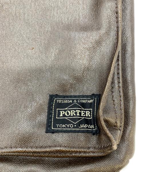 PORTER（ポーター）PORTER (ポーター) ショルダーバッグ ブラウンの古着・服飾アイテム