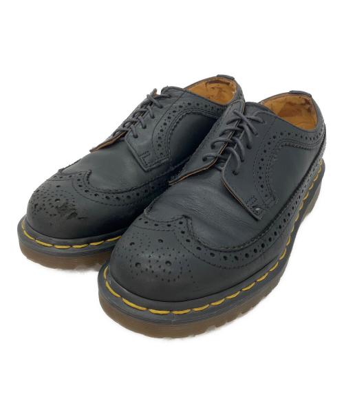 Dr.Martens（ドクターマーチン）Dr.Martens (ドクターマーチン) ウィングチップシューズ ブラック サイズ:SIZE 6の古着・服飾アイテム