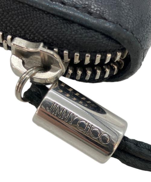 JIMMY CHOO（ジミーチュウ）JIMMY CHOO (ジミーチュウ) 長財布 ブラックの古着・服飾アイテム