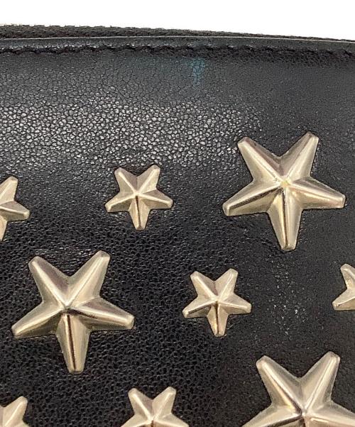 JIMMY CHOO（ジミーチュウ）JIMMY CHOO (ジミーチュウ) 長財布 ブラックの古着・服飾アイテム