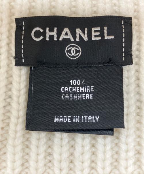 CHANEL（シャネル）CHANEL (シャネル) ニット帽 ホワイトの古着・服飾アイテム