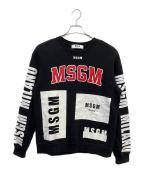 MSGMエムエスジーエム）の古着「スウェット」｜ブラック